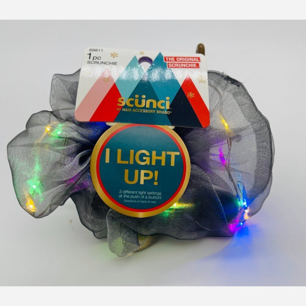 NEW Scunci Light Up Hair Scrunchie